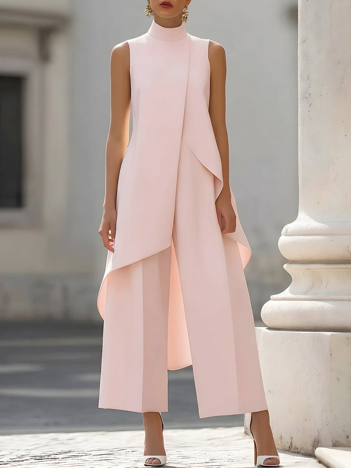 The Vivienne | Sleek &amp; Flowing Long Jumpsuit