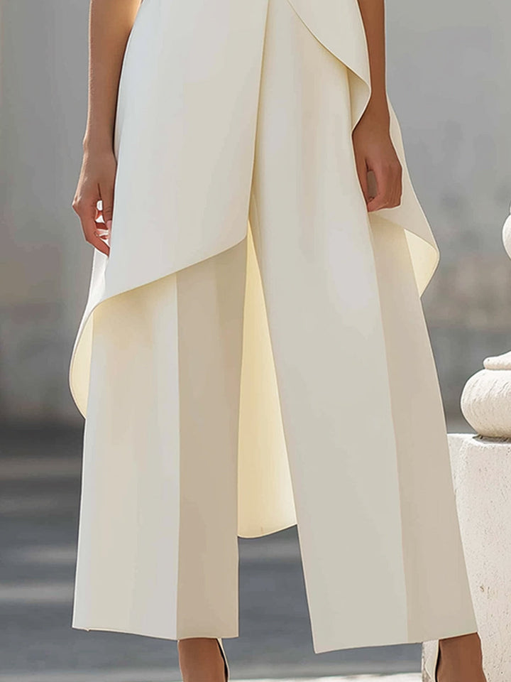 The Vivienne | Sleek &amp; Flowing Long Jumpsuit