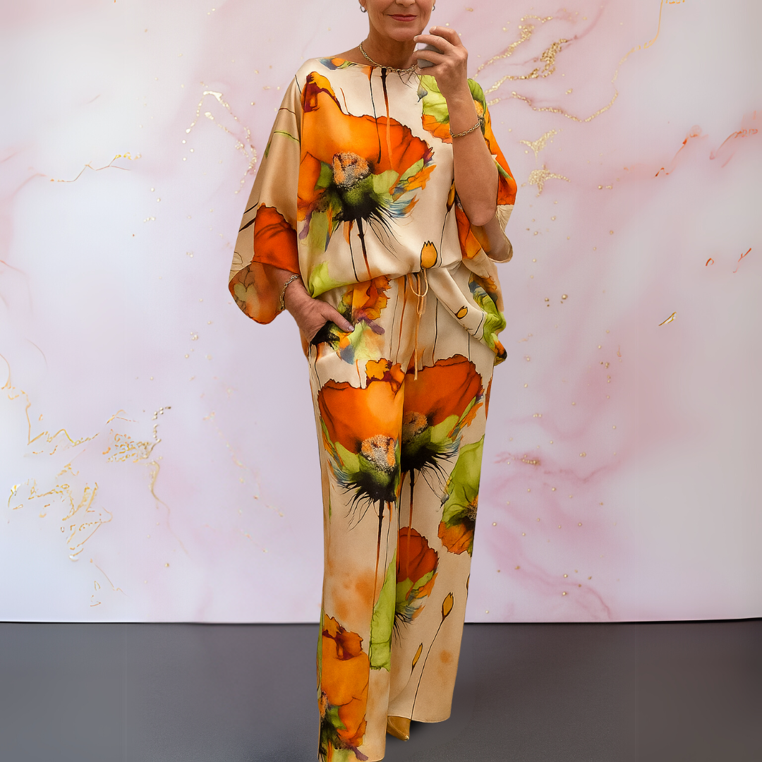 Maelora | Satin Two-Piece Women&