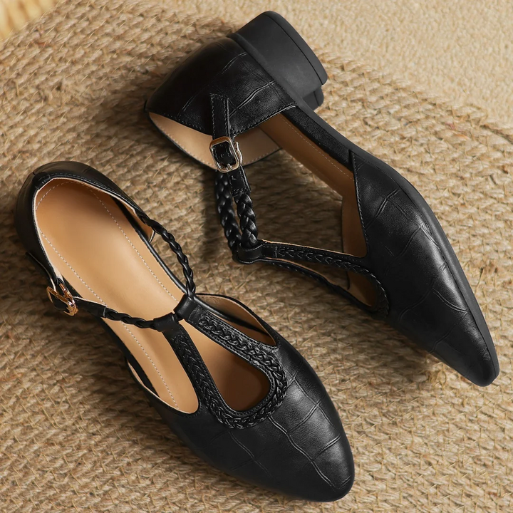 Olivia | Leather Mary Janes