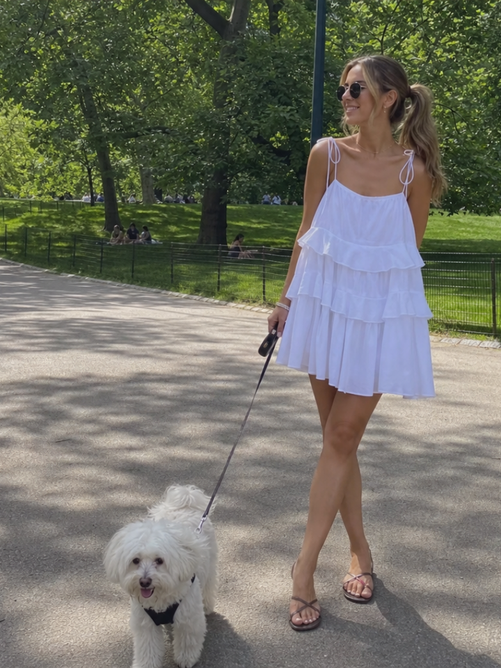 Sowan | Ruffle Layers And Relaxed Fit Mini Dress