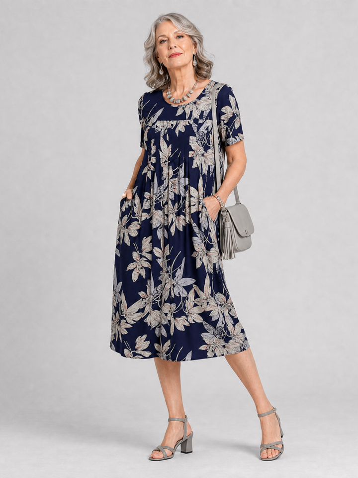 Donna | Floral Pocket Midi Dress