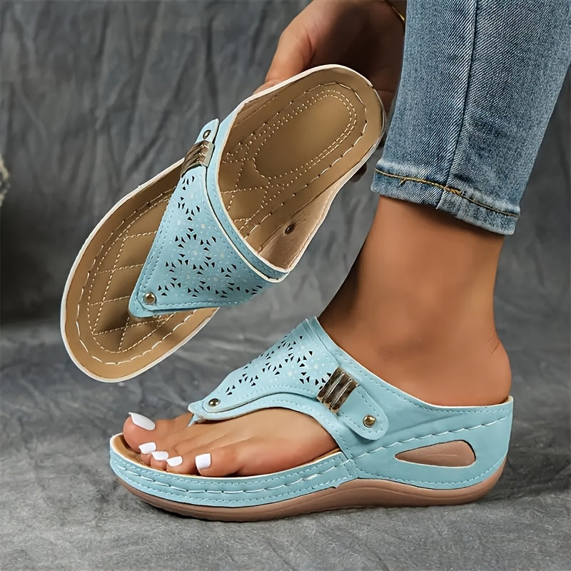 Sophia | Comfort Wedge Sandals