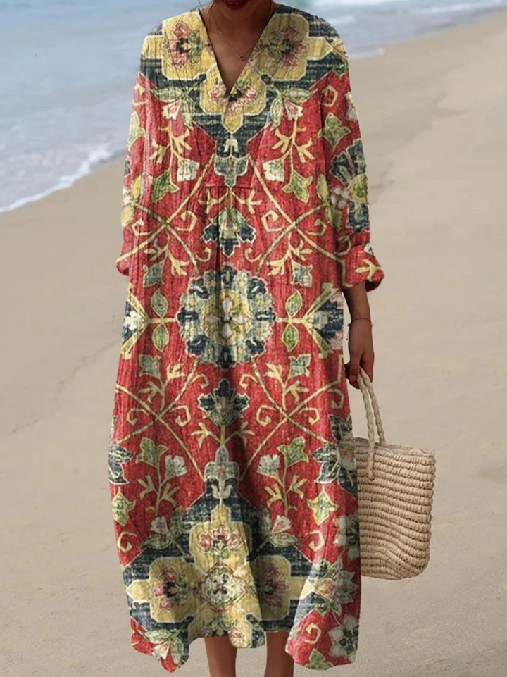 Felina | Breezy Summer Dress with Long Sleeves