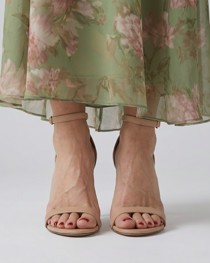 Oriana | Strappy Open Toe Stiletto Sandals