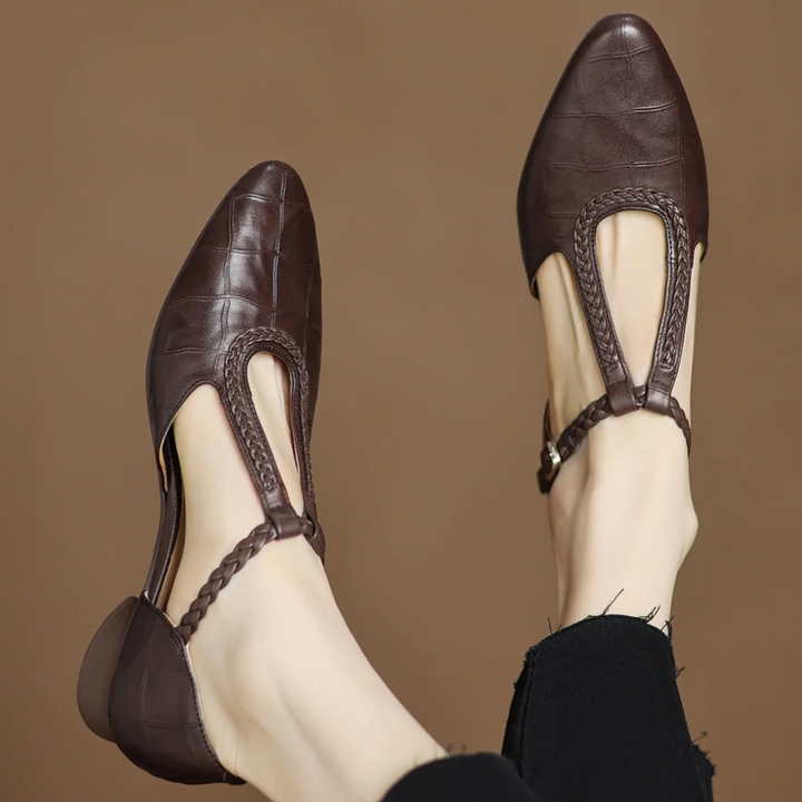 Olivia | Leather Mary Janes