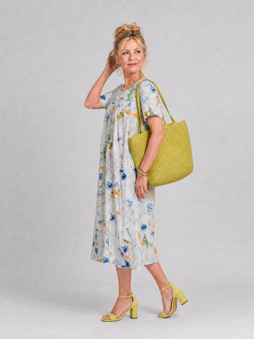 Kaylee | Wildflower Pocket Midi Dress
