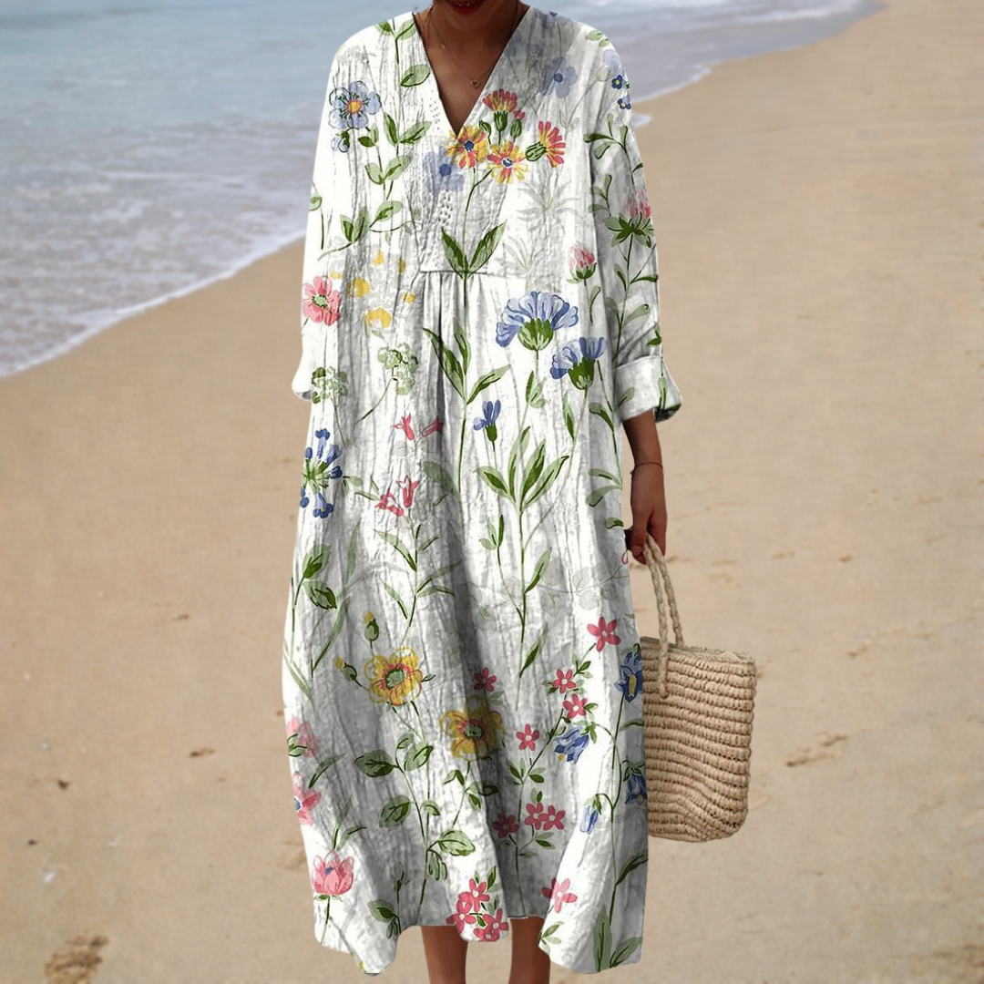 Summer Printed Dress that Enhances