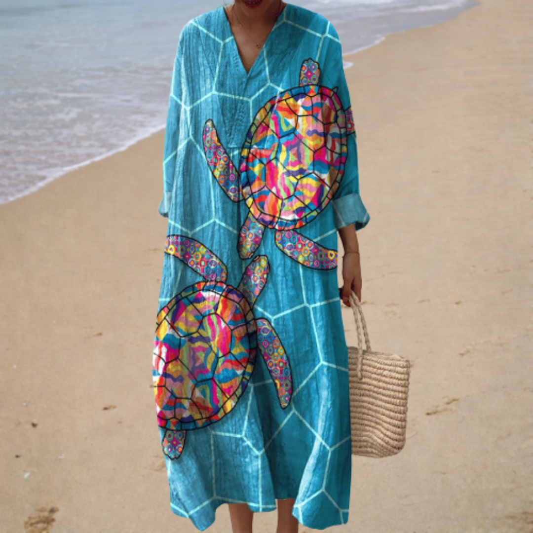 Printed Summer Dress that Enhances