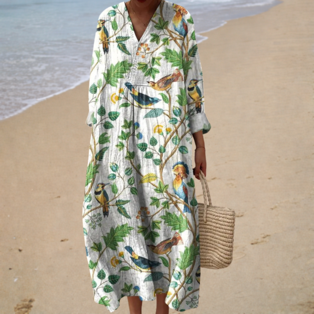 Printed Summer Dress that Enhances