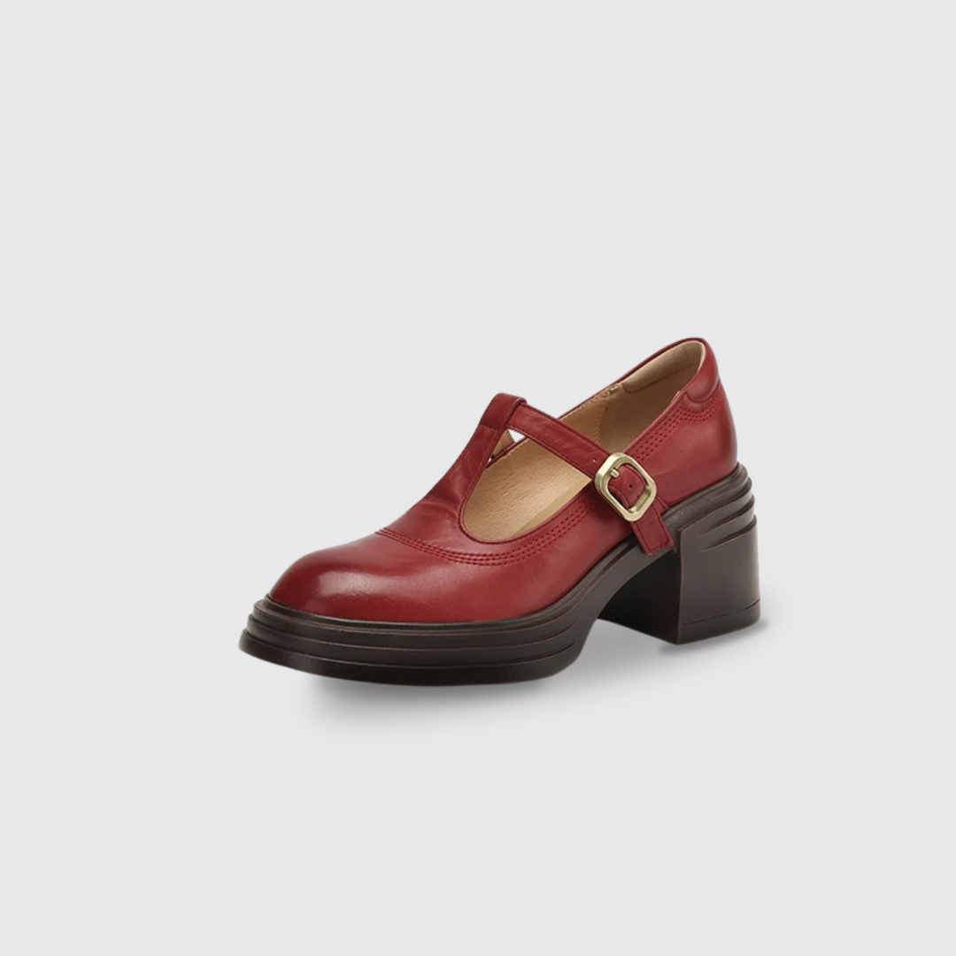 Elvana | Chunky Pumps Mary Janes