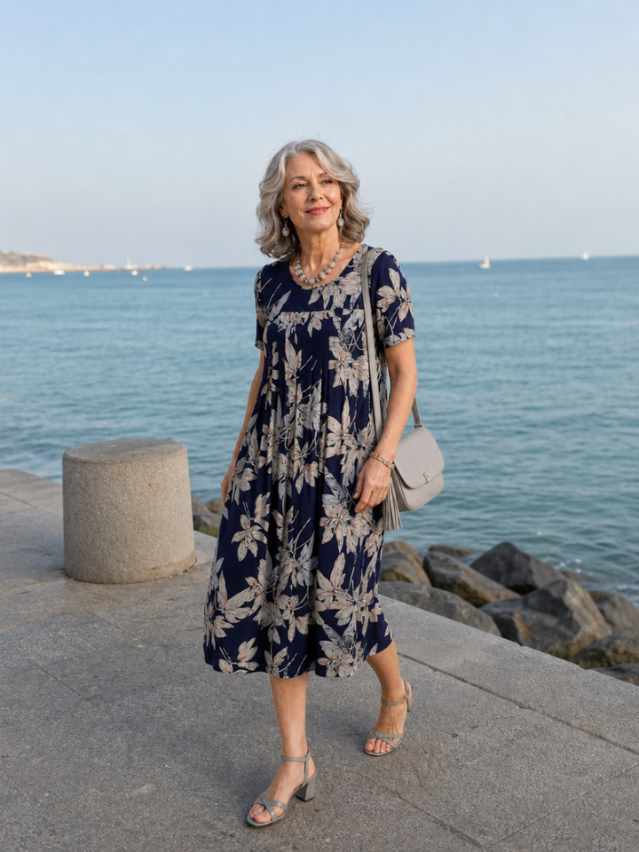 Donna | Floral Pocket Midi Dress