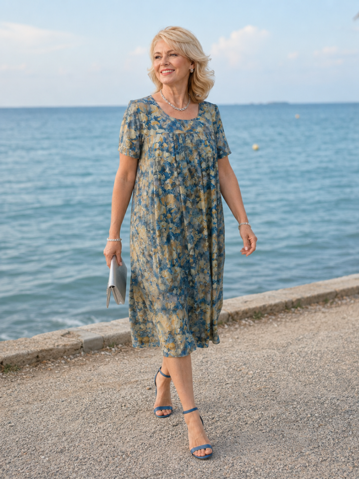 Susan | Floral Pocket Midi Dress