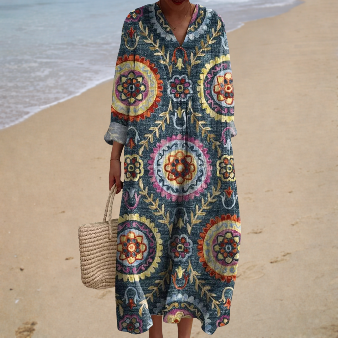 Summer Printed Dress that Enhances