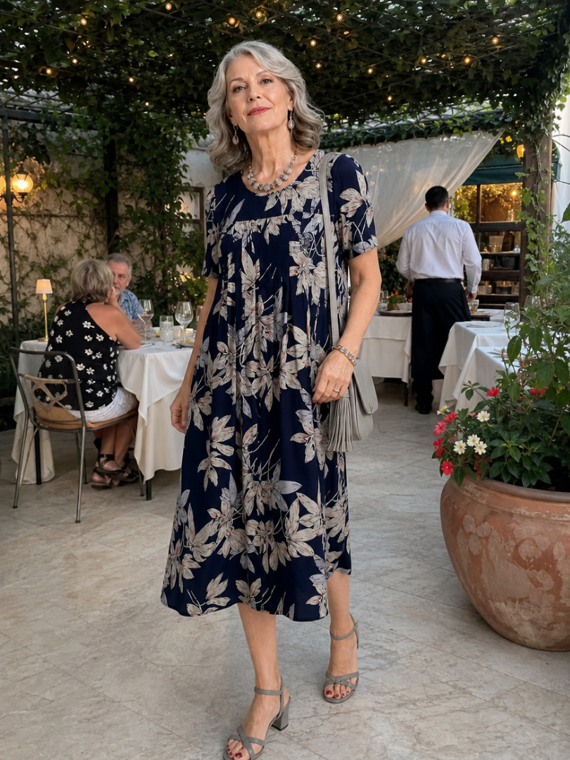 Donna | Floral Pocket Midi Dress