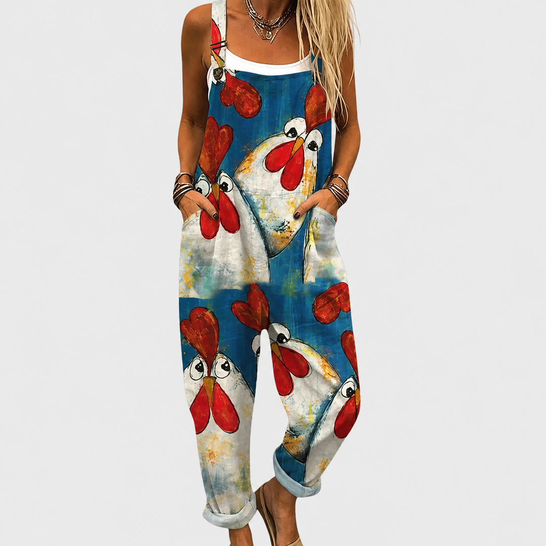Comfortable Printed Jumpsuit