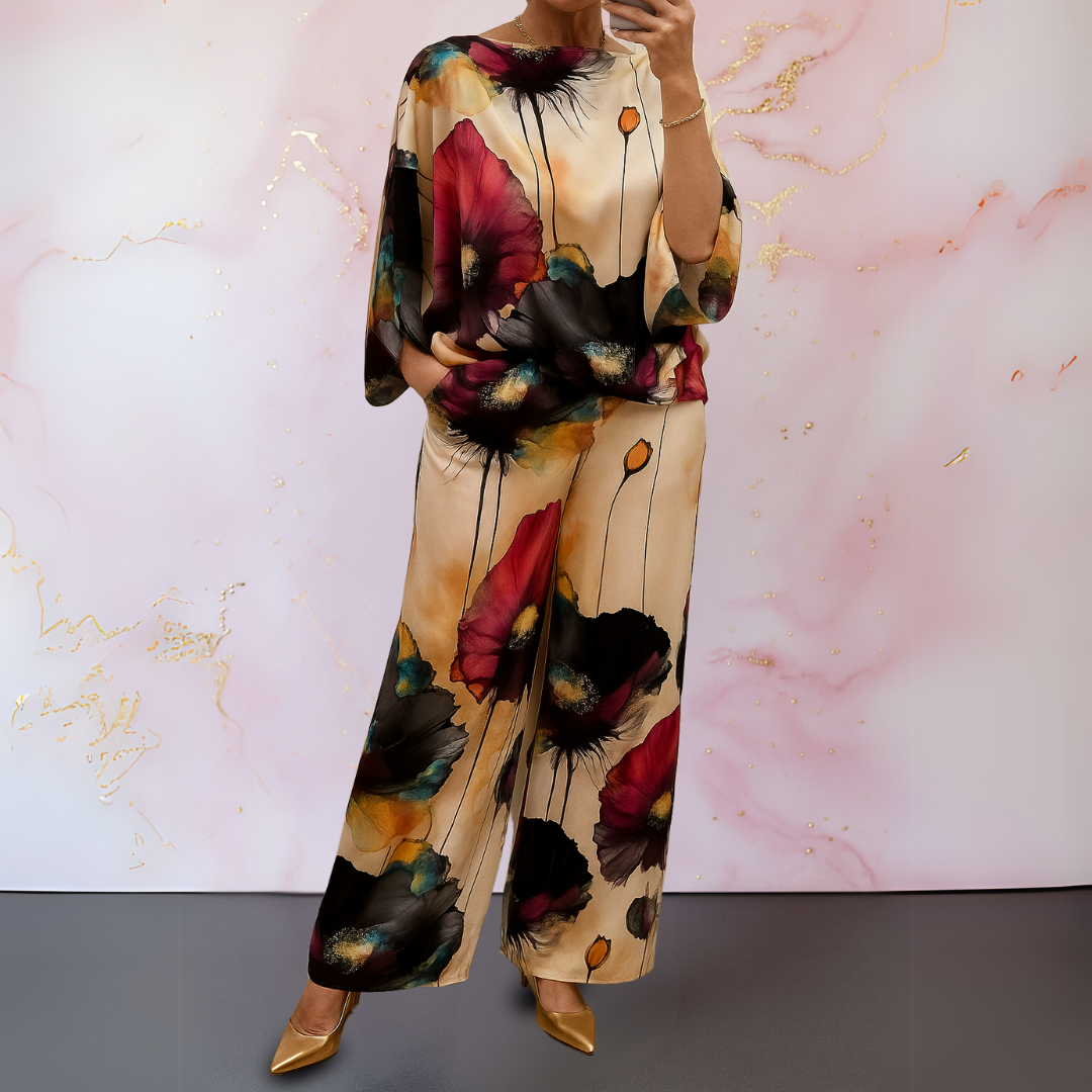 Maelora | Satin Two-Piece Women&
