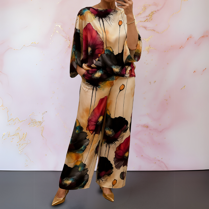 Maelora | Satin Two-Piece Women&