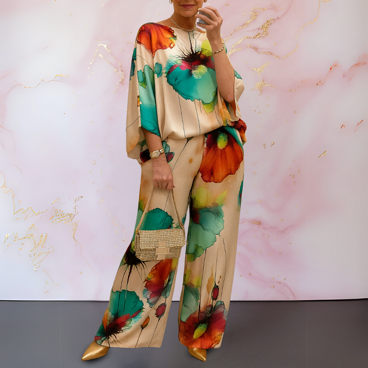 Maelora | Satin Two-Piece Women&