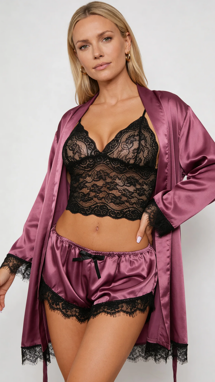 Aurora Satin Lounge Set