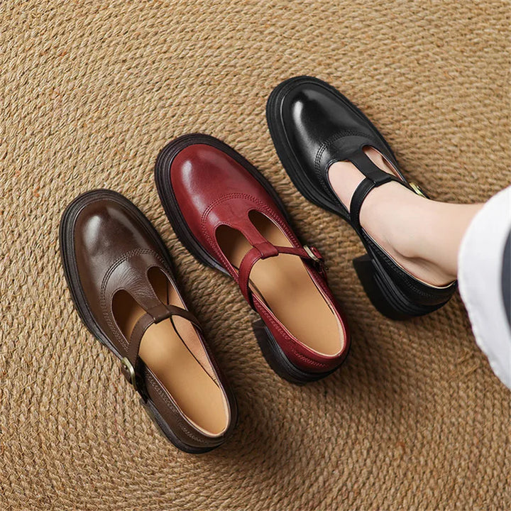 Elvana | Chunky Pumps Mary Janes