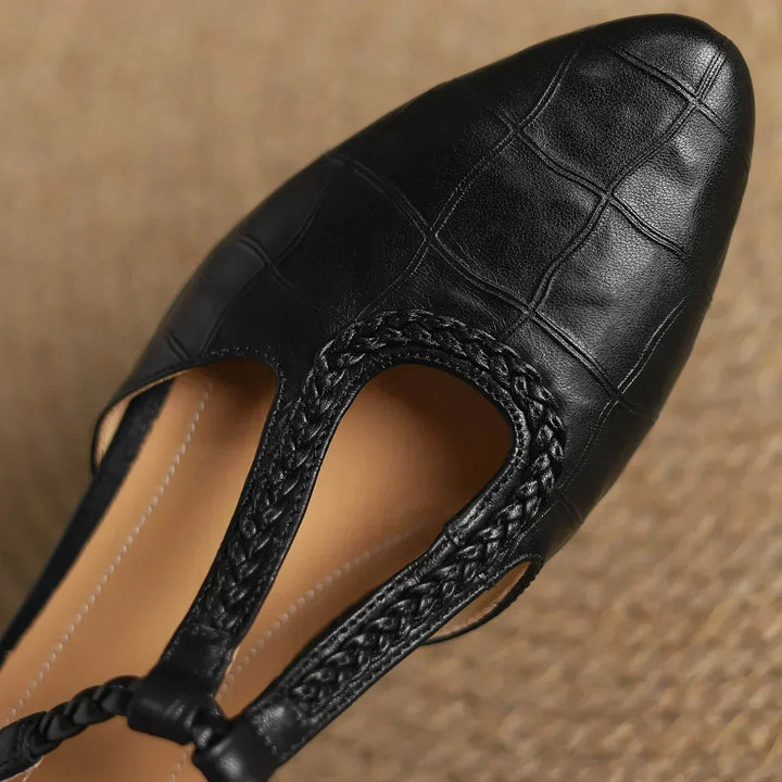 Olivia | Leather Mary Janes