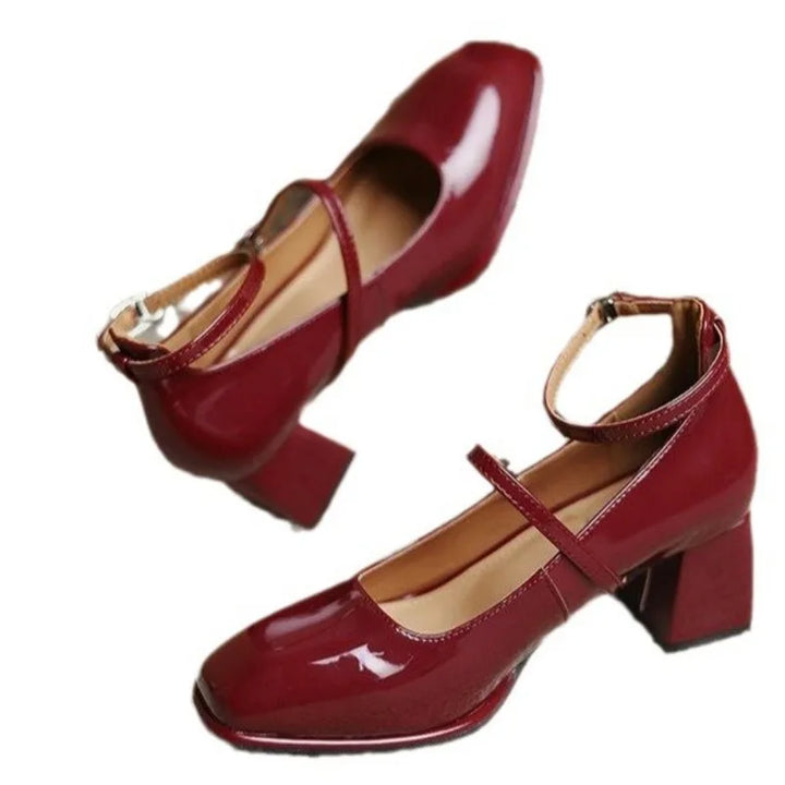 Leah | Elegant Ankle-Strap Pumps