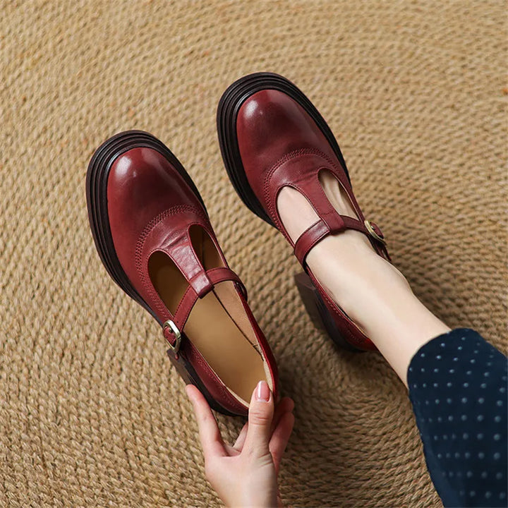 Elvana | Chunky Pumps Mary Janes
