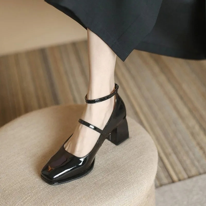 Leah | Elegant Ankle-Strap Pumps
