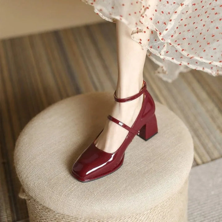 Leah | Elegant Ankle-Strap Pumps