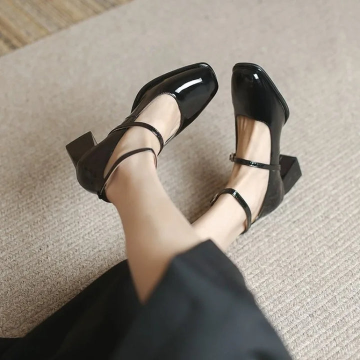 Leah | Elegant Ankle-Strap Pumps