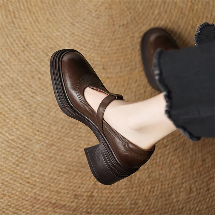 Elvana | Chunky Pumps Mary Janes