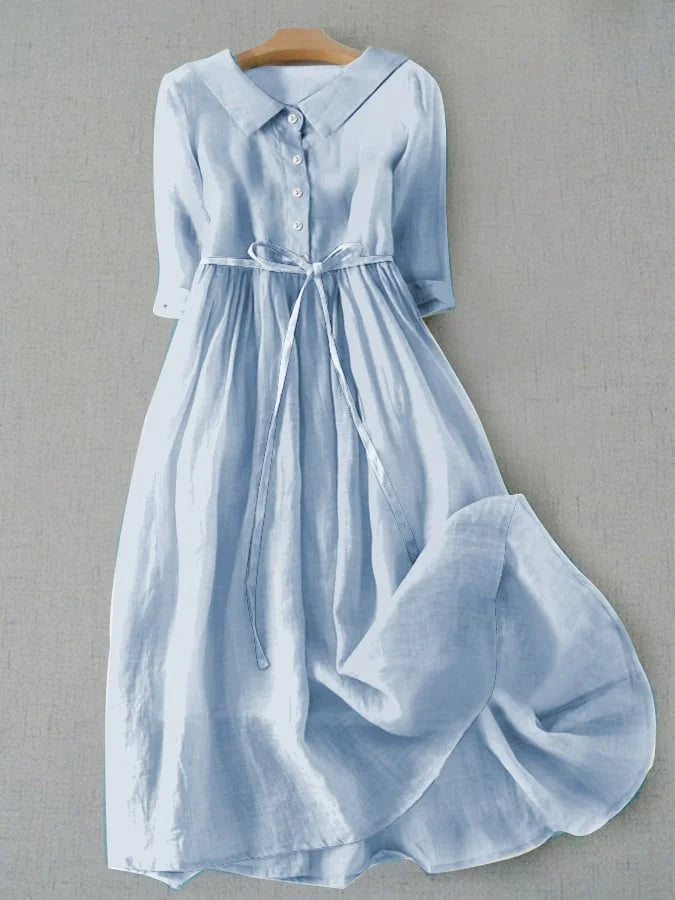Rosie | Summer Lace-Up Waist Dress