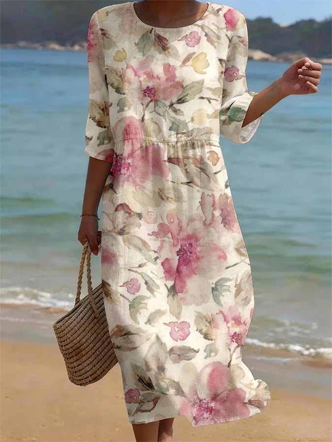 Kylie | Embroidered Floral Dress
