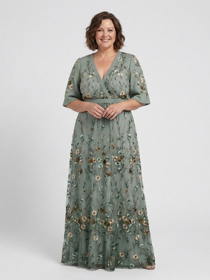 The Palmyre Embroidered Maxi Dress