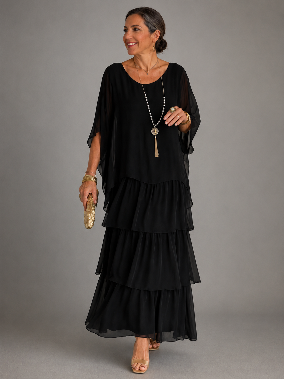 The Pauletta Tiered Maxi Dress