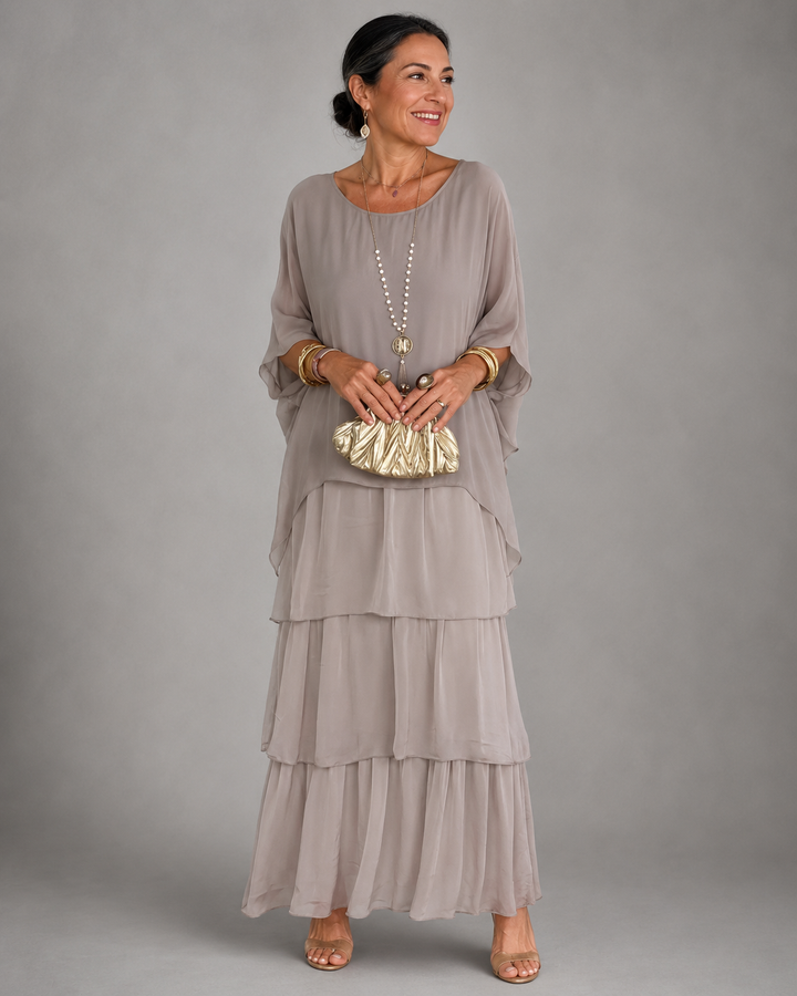 The Pauletta Tiered Maxi Dress