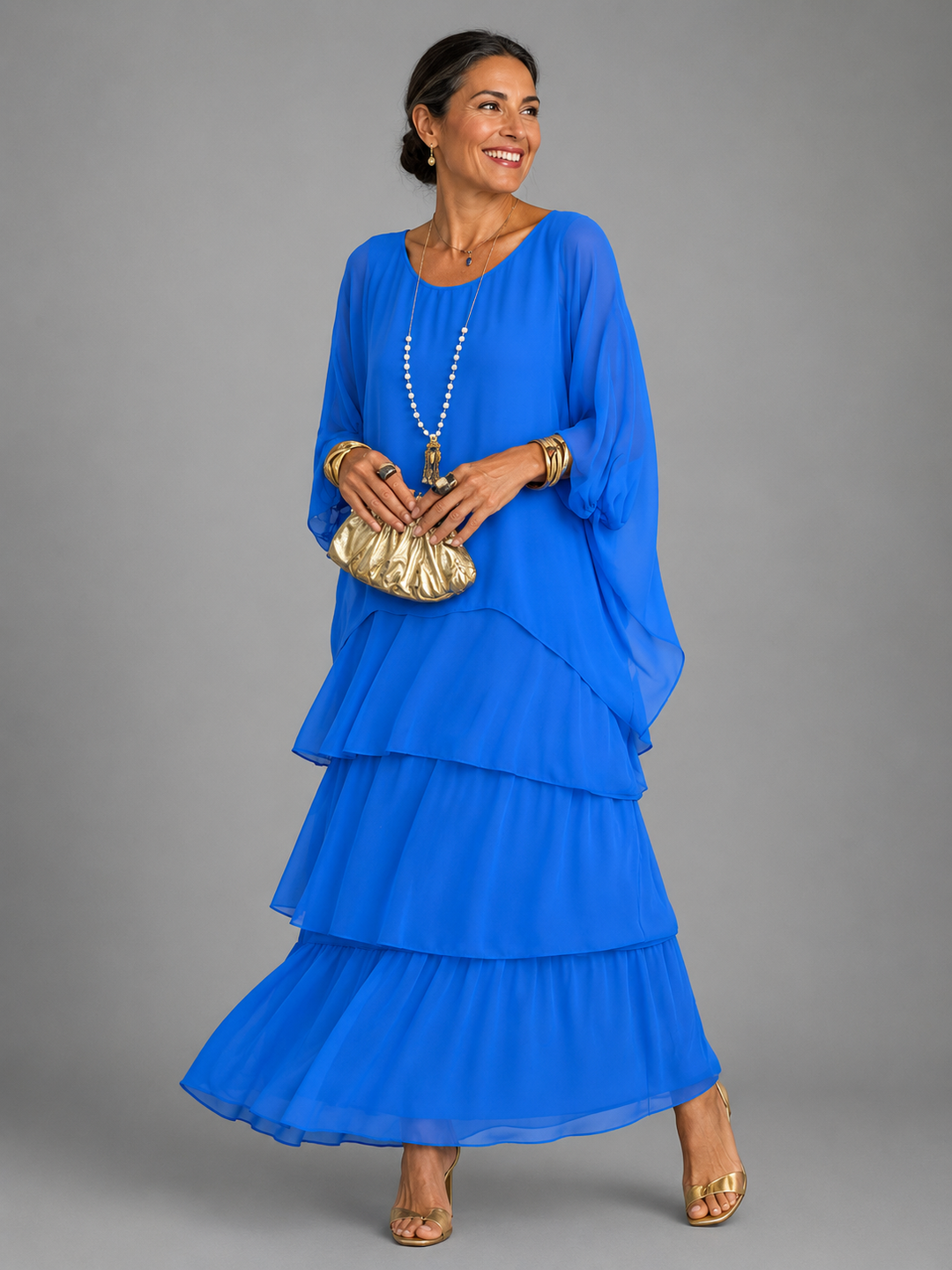 The Pauletta Tiered Maxi Dress