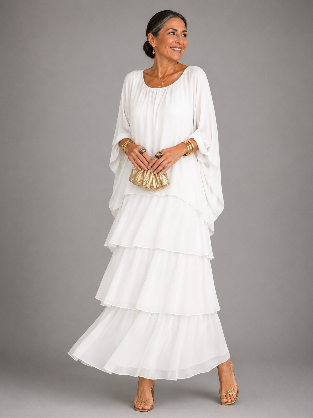 The Pauletta Tiered Maxi Dress