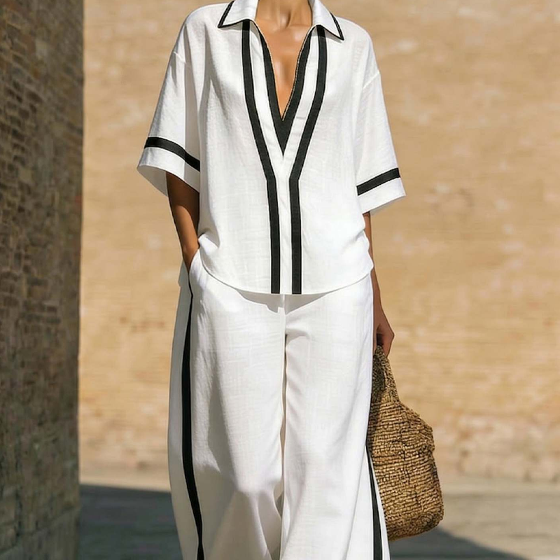 Riviera | Stripe Co-ord Set