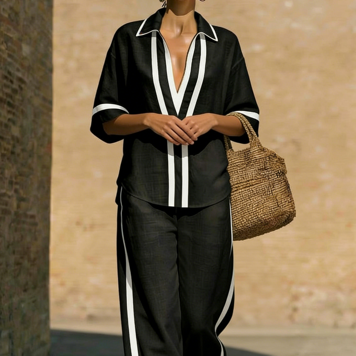 Riviera | Stripe Co-ord Set