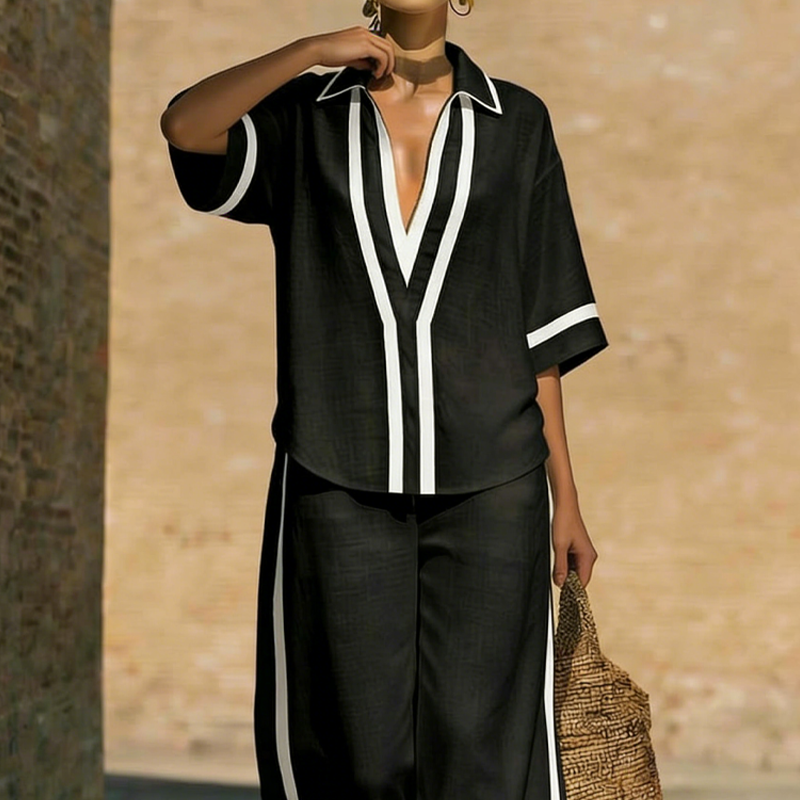 Riviera | Stripe Co-ord Set